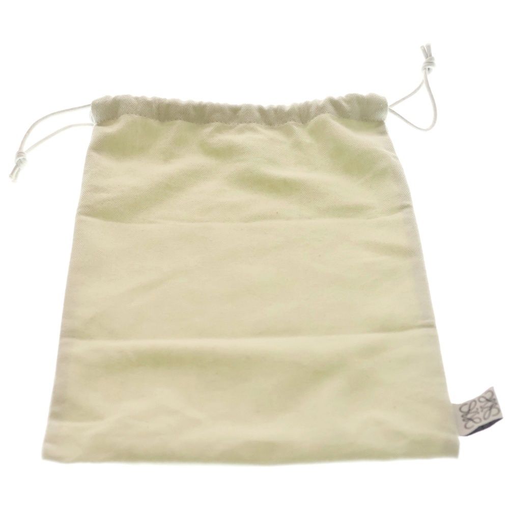 Loewe Vertical T-pocket Mini Shoulder Bag Khaki Green Leather Silver — view 6