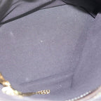 Louis Vuitton Monogram Mini Bucket PM Tote Brown Leather Canvas Gold — view 4