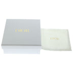 Dior CD Logo Rhinestone Earrings Gold — view 6