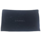 Chanel CC Logo Card Case Business Holder Silver Caviar Leather — view 6
