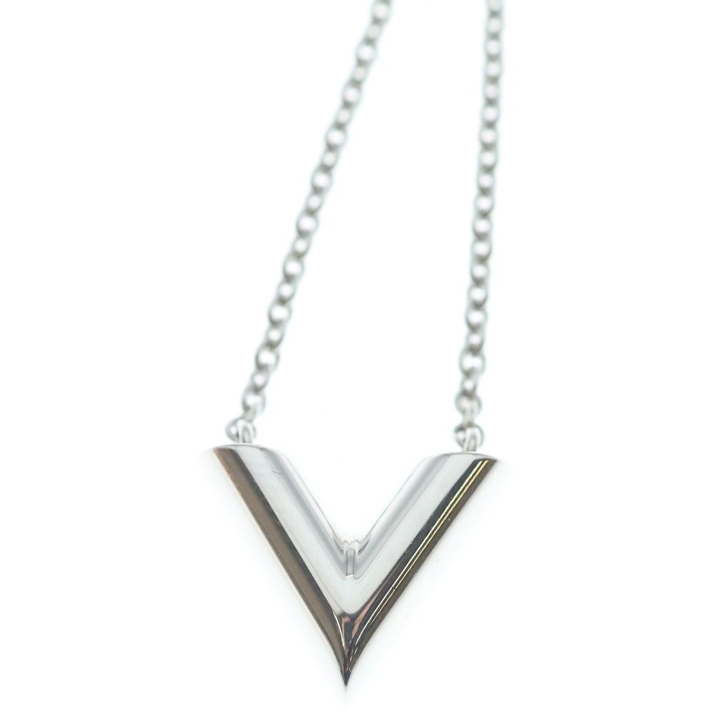 Louis Vuitton Essential Necklace Pendant Chain Silver — view 3