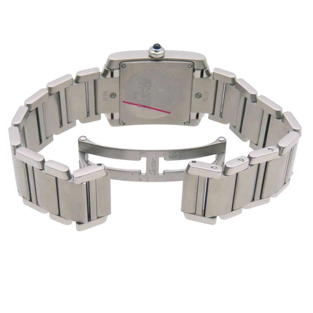 Cartier Tank Francaise MM Quartz Watch SS Silver — view 3