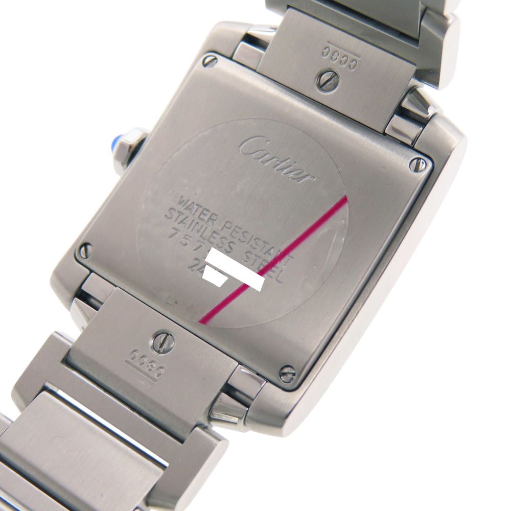 Cartier Tank Francaise MM Quartz Watch SS Silver — view 6
