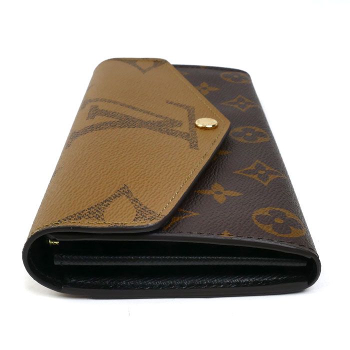 Louis Vuitton Portefeuille Sarah Wallet Monogram Giant Reverse Brown — view 3