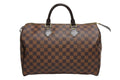 Louis Vuitton Speedy 35 Handbag Damier Canvas Brown Gold