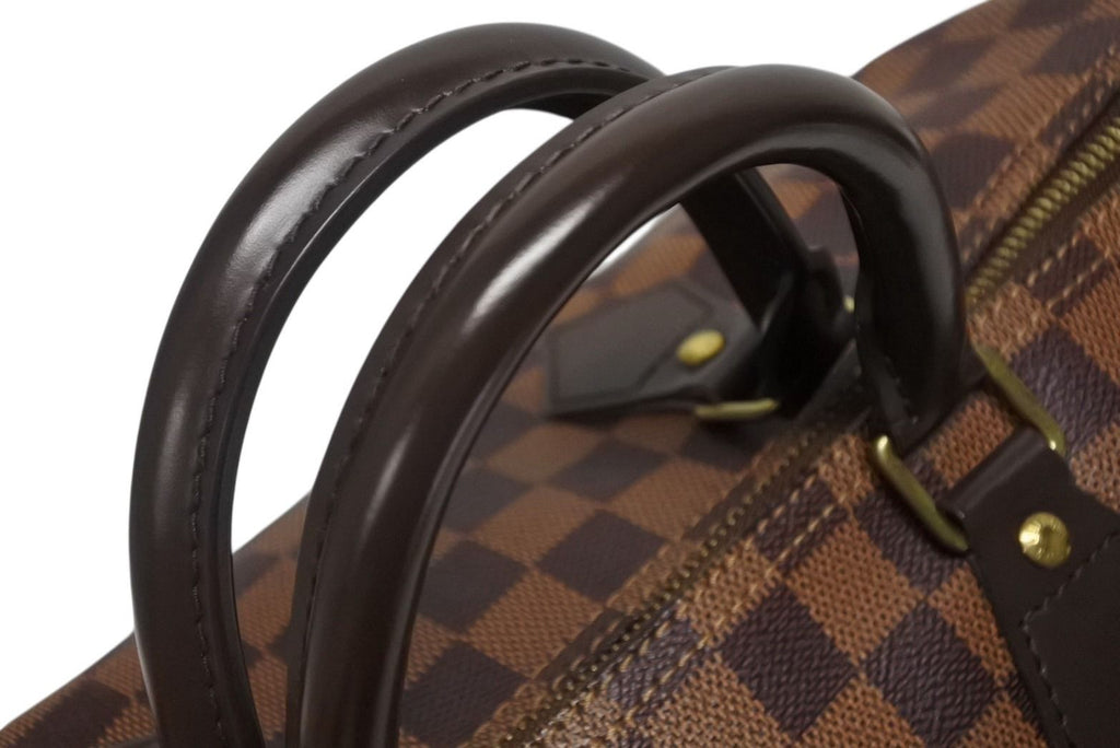 Louis Vuitton Speedy 35 Handbag Damier Canvas Brown Gold — view 6