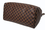 Louis Vuitton Speedy 35 Handbag Damier Canvas Brown Gold — view 7