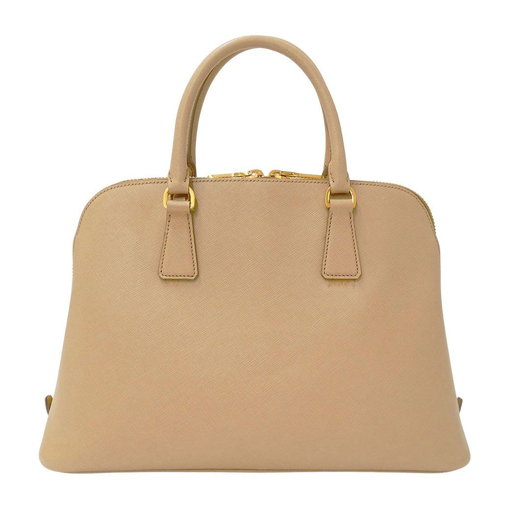 Prada 2-Way Shoulder Bag Saffiano Promenade Beige Commuting to School — view 2