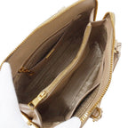 Prada 2-Way Shoulder Bag Saffiano Promenade Beige Commuting to School — view 8