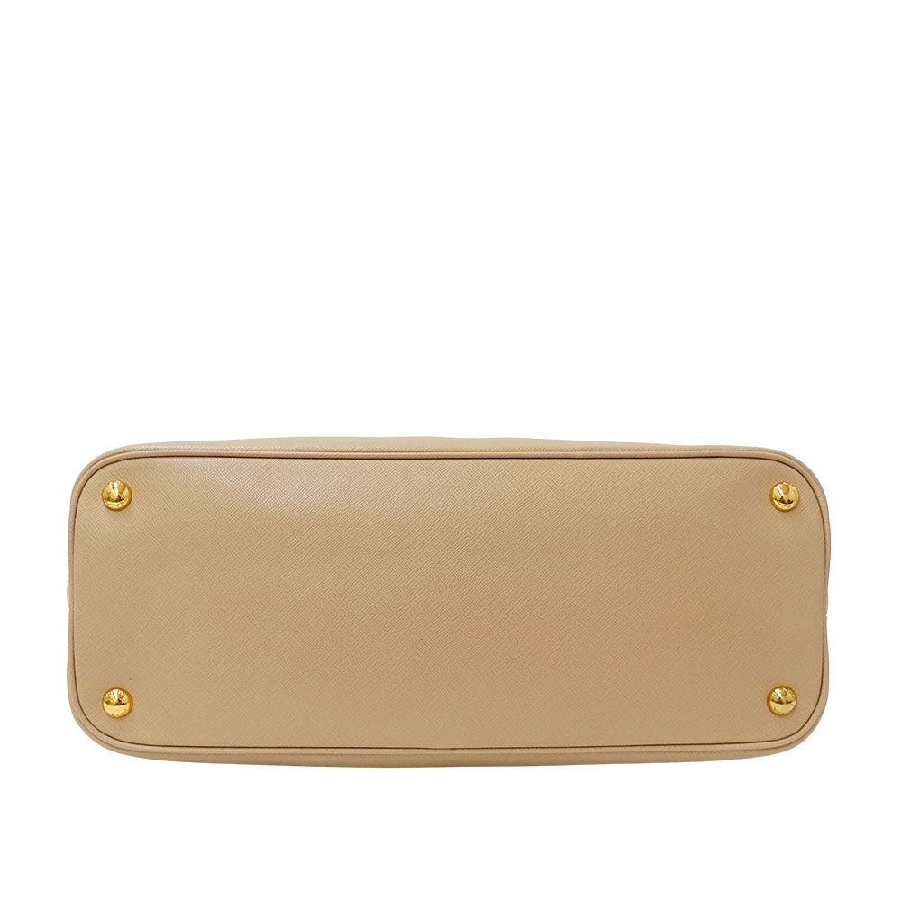 Prada 2-Way Shoulder Bag Saffiano Promenade Beige Commuting to School — view 3