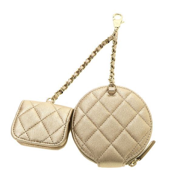 Chanel Quilted Air Pods Case Wallet — view 3