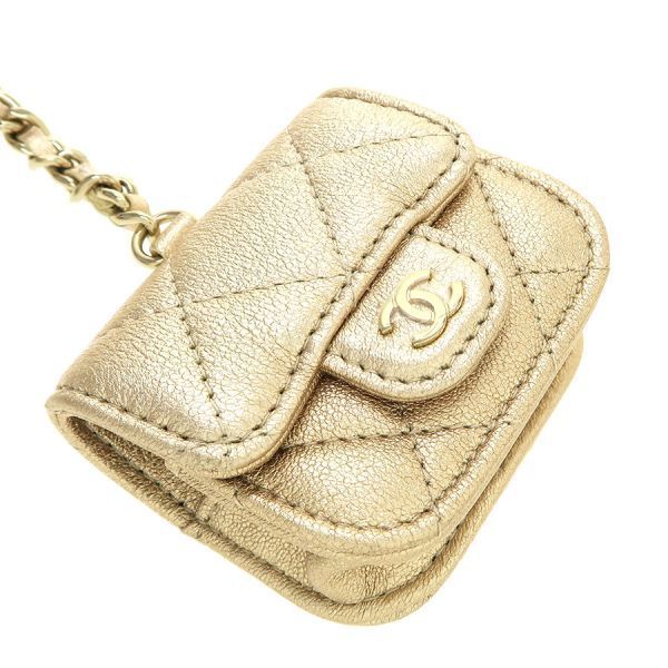 Chanel Quilted Air Pods Case Wallet — view 8