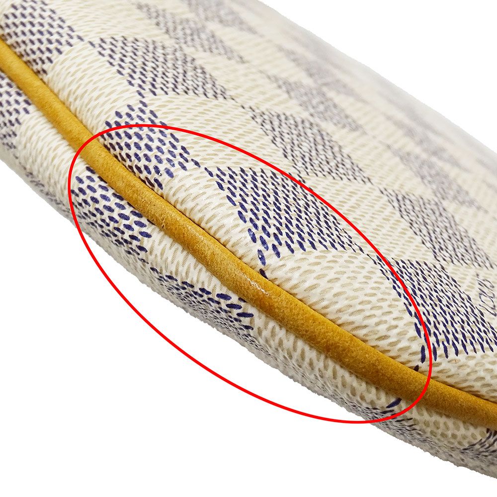 Louis Vuitton Shoulder Bag Damier Azur Canvas Pochette Bosphore Ivory Crossbody — view 8