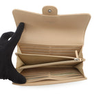 Chanel Wallet Quilted CC Logo Classic Long Flap Lambskin — view 5