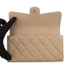 Chanel Wallet Quilted CC Logo Classic Long Flap Lambskin — view 4