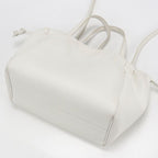 Celine Small Cabas Drawstring Triomphe Handbag Leather — view 2