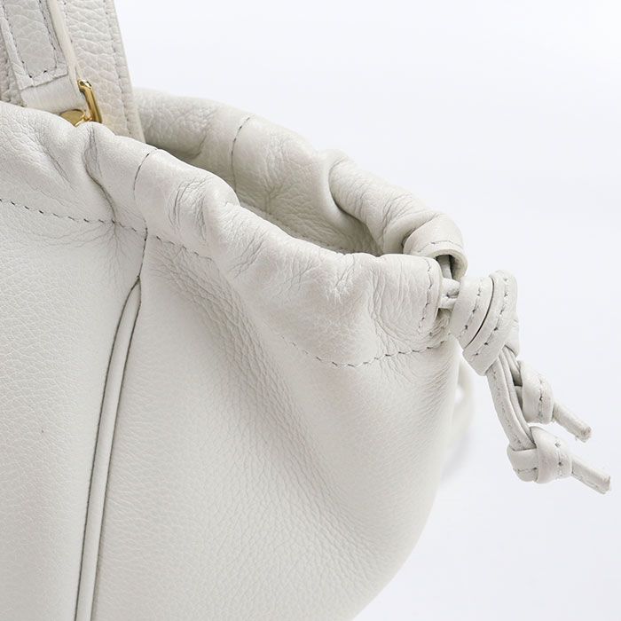 Celine Small Cabas Drawstring Triomphe Handbag Leather — view 6