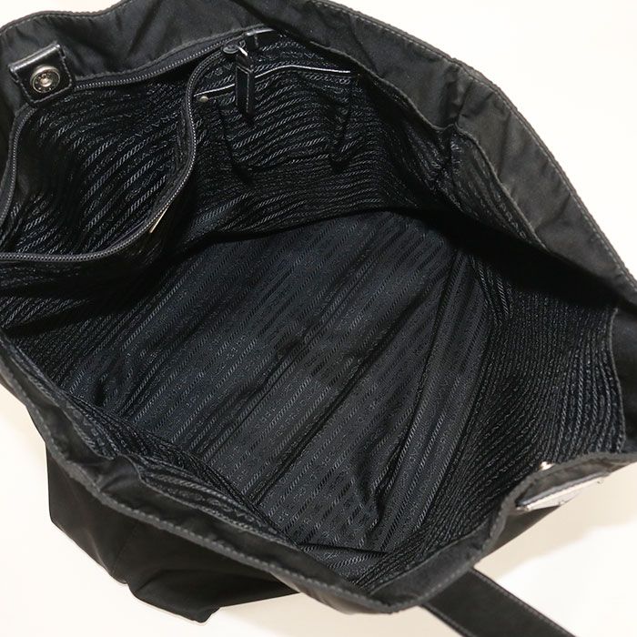 Prada Tote Nylon Totes Black — view 3