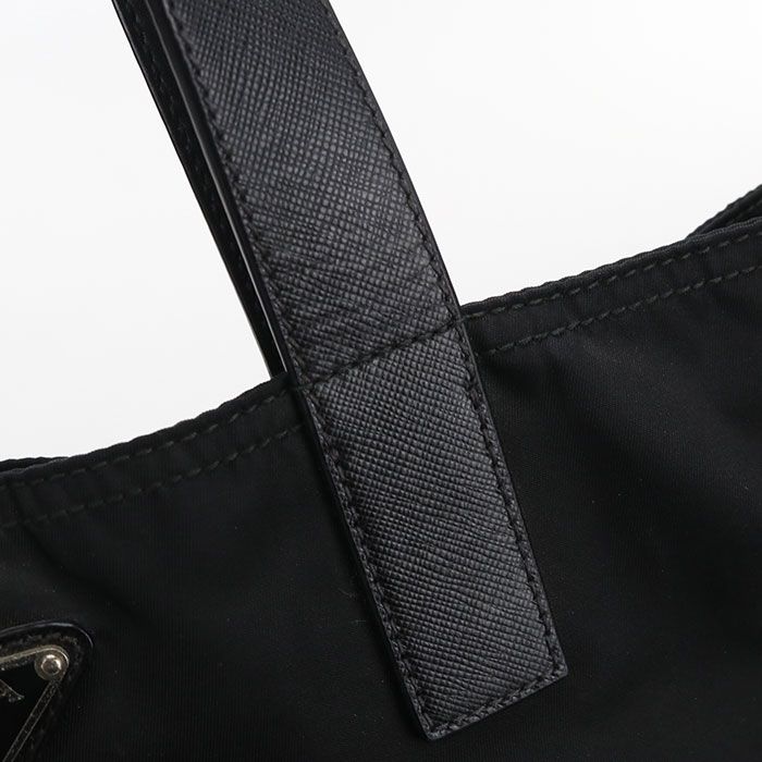 Prada Tote Nylon Totes Black — view 8