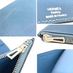 Hermes Eazip PM EA Zip PM Agenda Note Cover Notebook Ever Color Blue — view 3