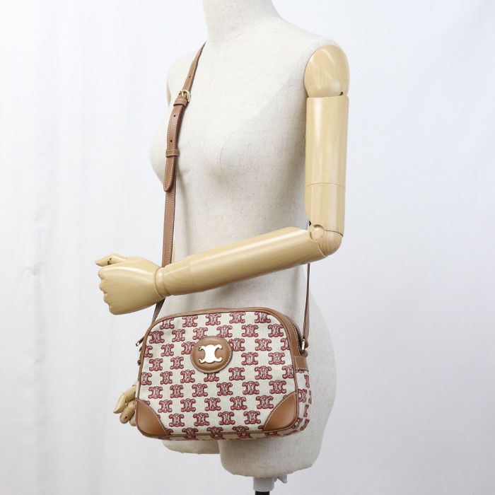 Celine Triomphe Crossbody Shoulder Bag Canvas — view 9