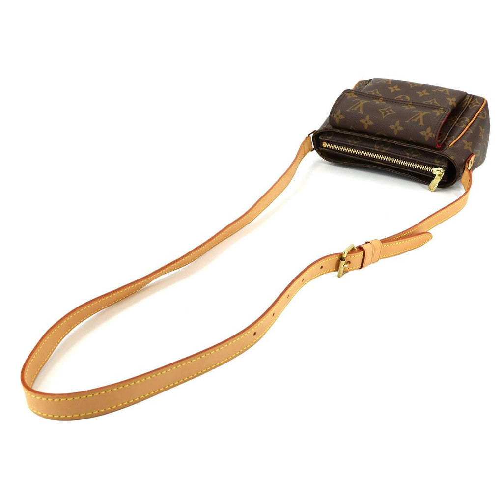Louis Vuitton Monogram PM Shoulder Bag Brown Gold Viva-Cite — view 5