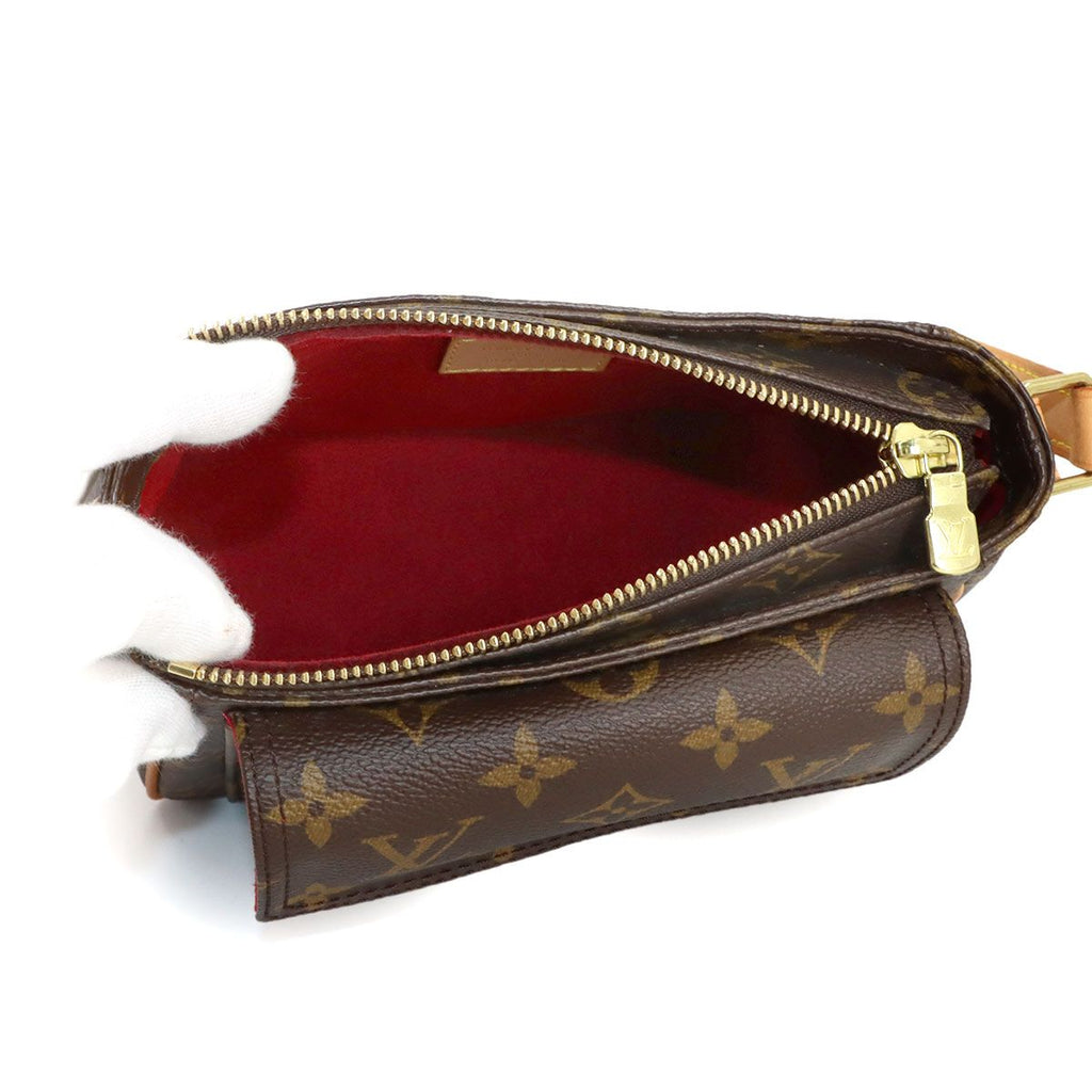 Louis Vuitton Monogram PM Shoulder Bag Brown Gold Viva-Cite — view 6