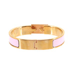 Hermes Clic Anneau Bangle Rose Dragee Pink Gold Bracelet — view 3