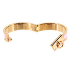 Hermes Clic Anneau Bangle Rose Dragee Pink Gold Bracelet — view 4