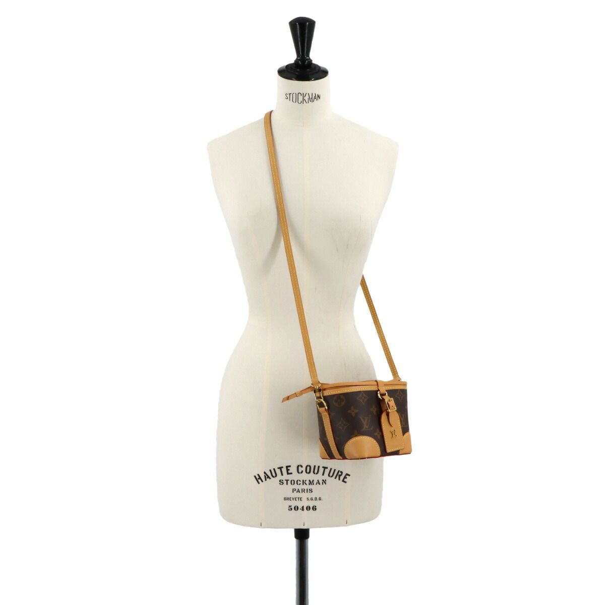 Louis Vuitton Monogram Noe Purse Shoulder Bag Brown Gold — view 9