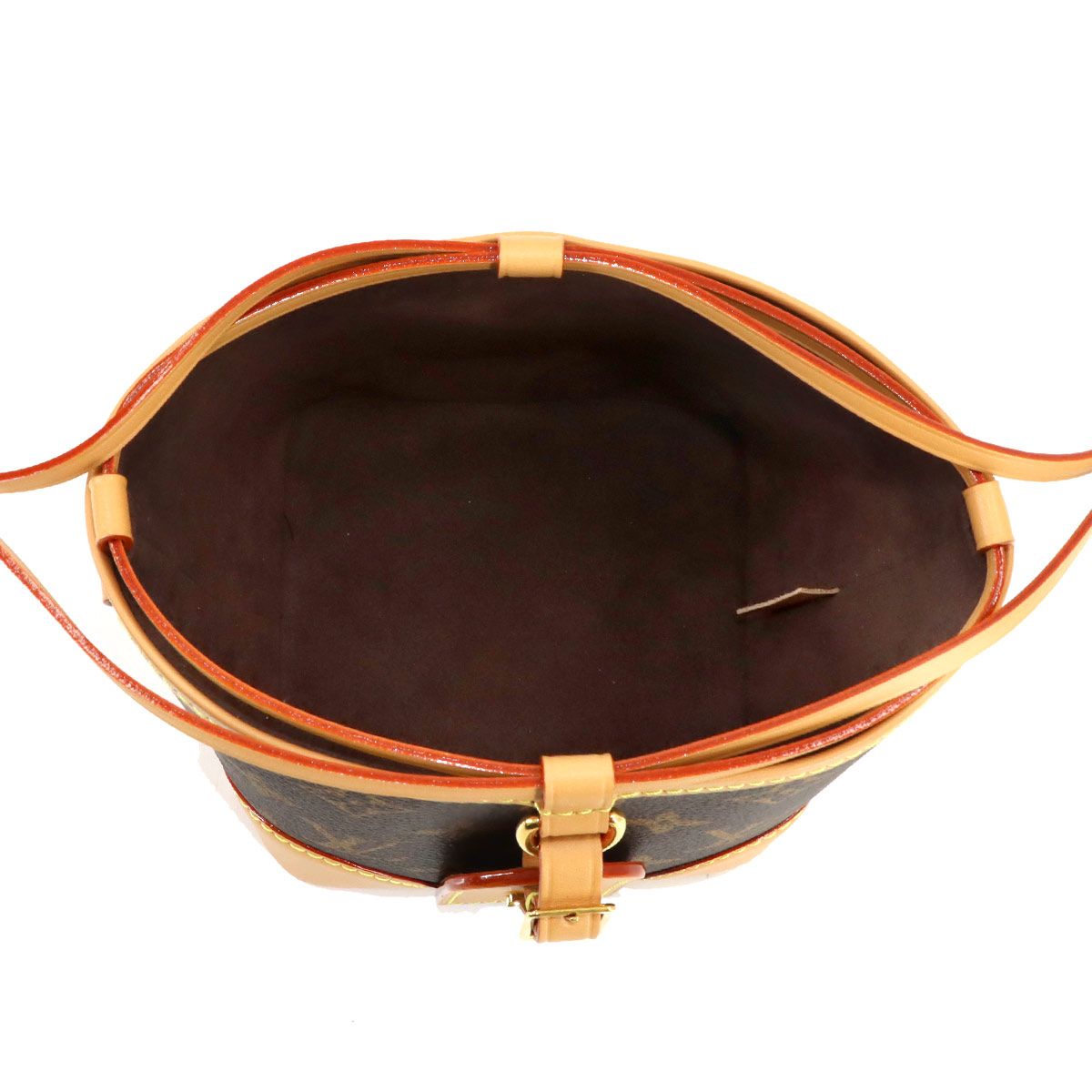 Louis Vuitton Monogram Noe Purse Shoulder Bag Brown Gold — view 6