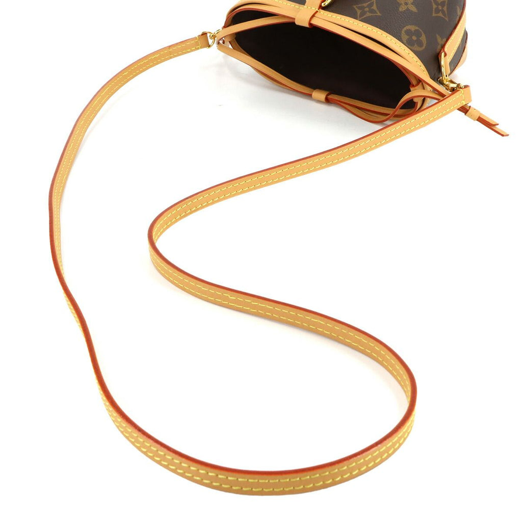 Louis Vuitton Monogram Noe Purse Shoulder Bag Brown Gold — view 5