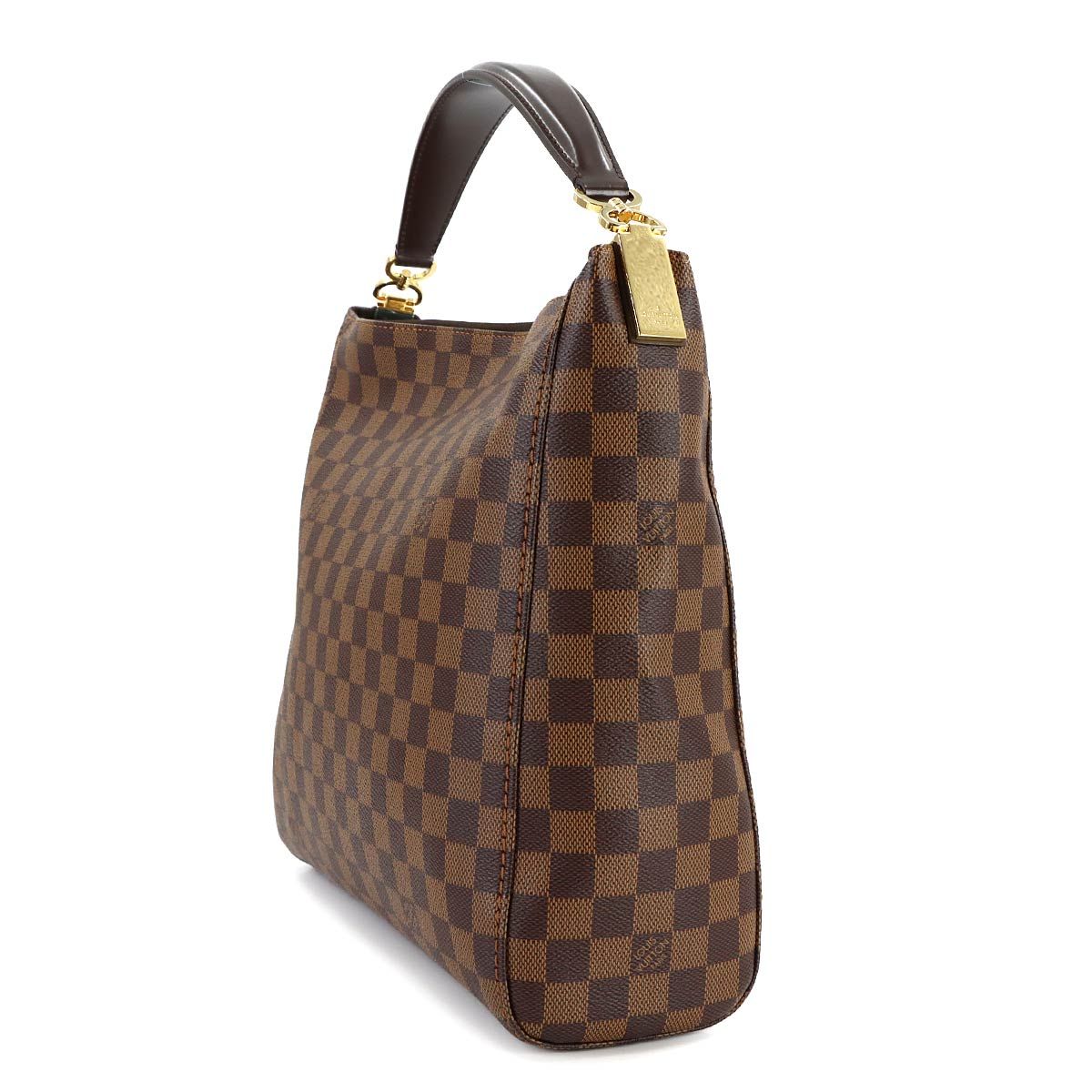 Louis Vuitton Damier Portobello PM Shoulder Bag Ebene — view 3