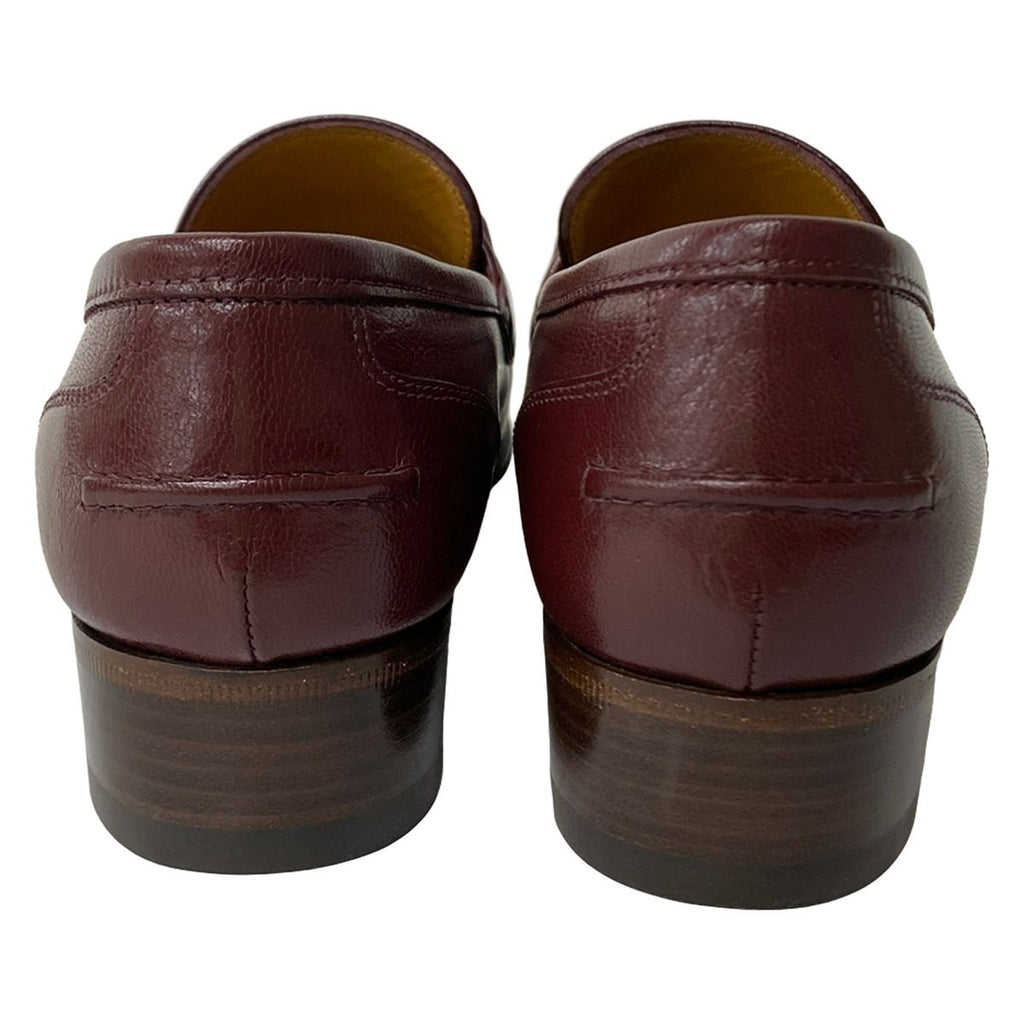 Gucci Loafers 36.5 Gold Horsebit Leather — view 3