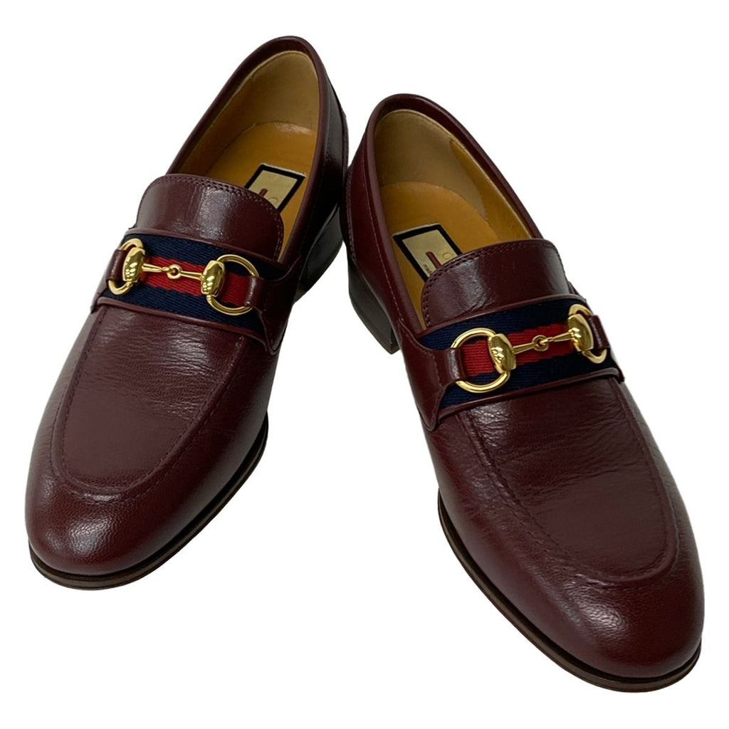 Gucci Loafers 36.5 Gold Horsebit Leather — view 2