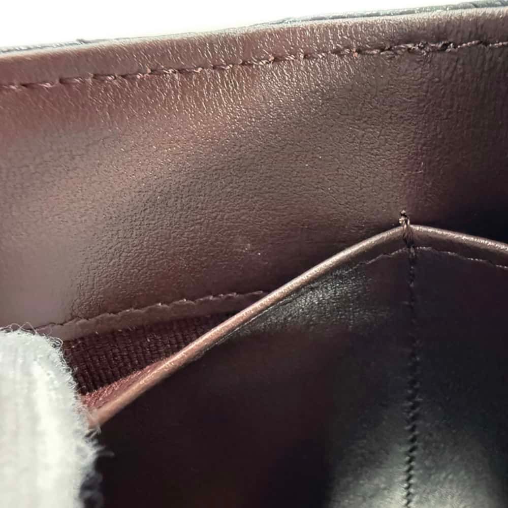 Chanel Trifold Wallet Classic Small Flap Zip Caviar Leather Black — view 8