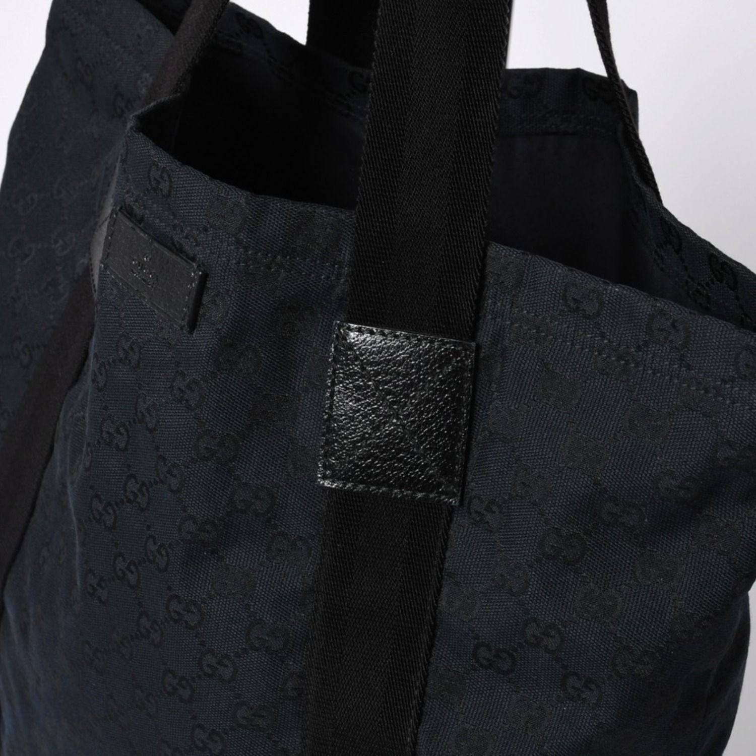 Gucci Tote Bag GG Canvas Black — view 4