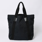 Gucci Tote Bag GG Canvas Black — view 2
