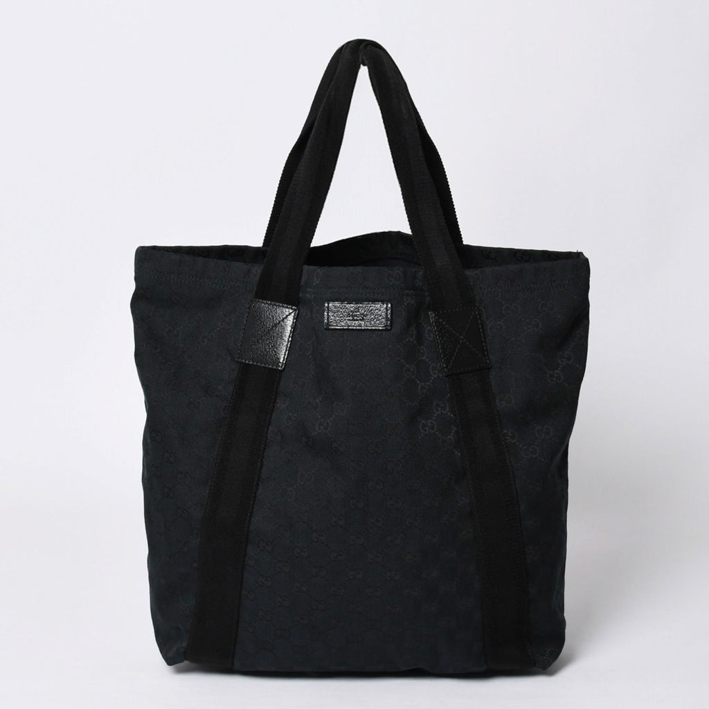Gucci Tote Bag GG Canvas Black