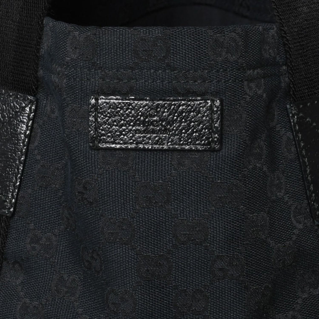 Gucci Tote Bag GG Canvas Black — view 5