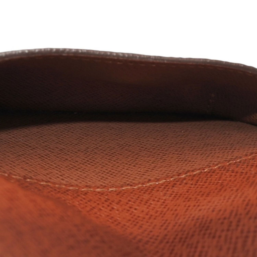 Louis Vuitton Porte Monnaie Ring Coin Purse Gold Brown — view 6