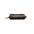 Louis Vuitton Porte Monnaie Ring Coin Purse Gold Brown — view 8