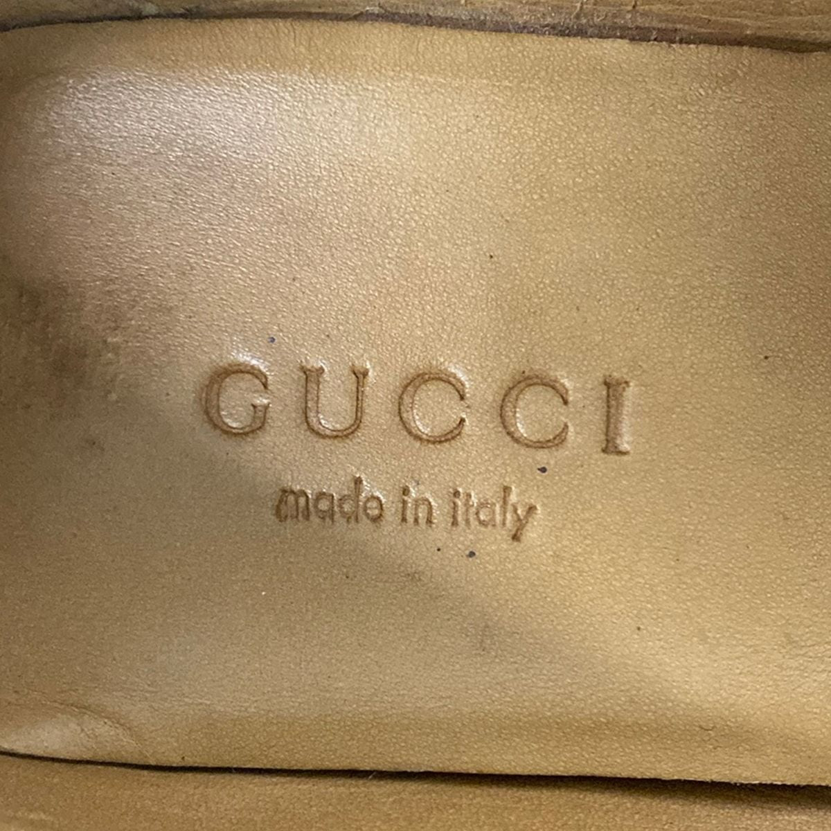 Gucci Loafers 34.5 Horsebit Sherry Black Green Red Leather — view 5