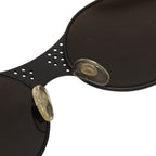 Chanel Sunglasses Eyewear CC Logo Metal Rubber Matte Black Gold — view 7