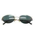 Chanel Rimless Sunglasses Eyewear CC Logo Silver