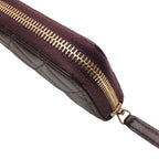 Chanel Classic Zip Coin Purse CC Logo Lambskin Purple — view 7