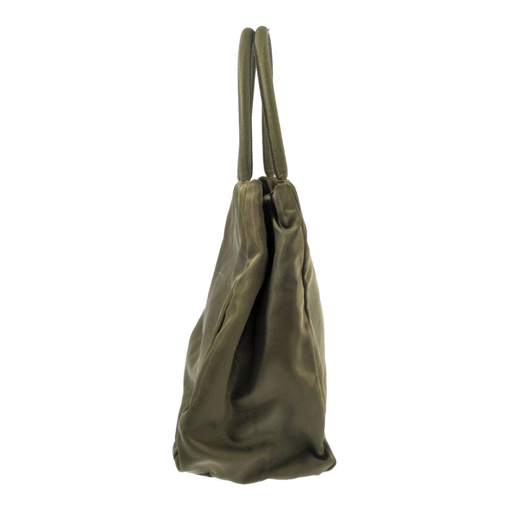 Prada Tessuto Nylon Handbag Olive — view 2