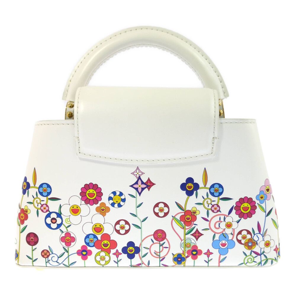 Louis Vuitton Takashi Murakami Capucines East West Mini Flower 2-Way Handbag — view 3
