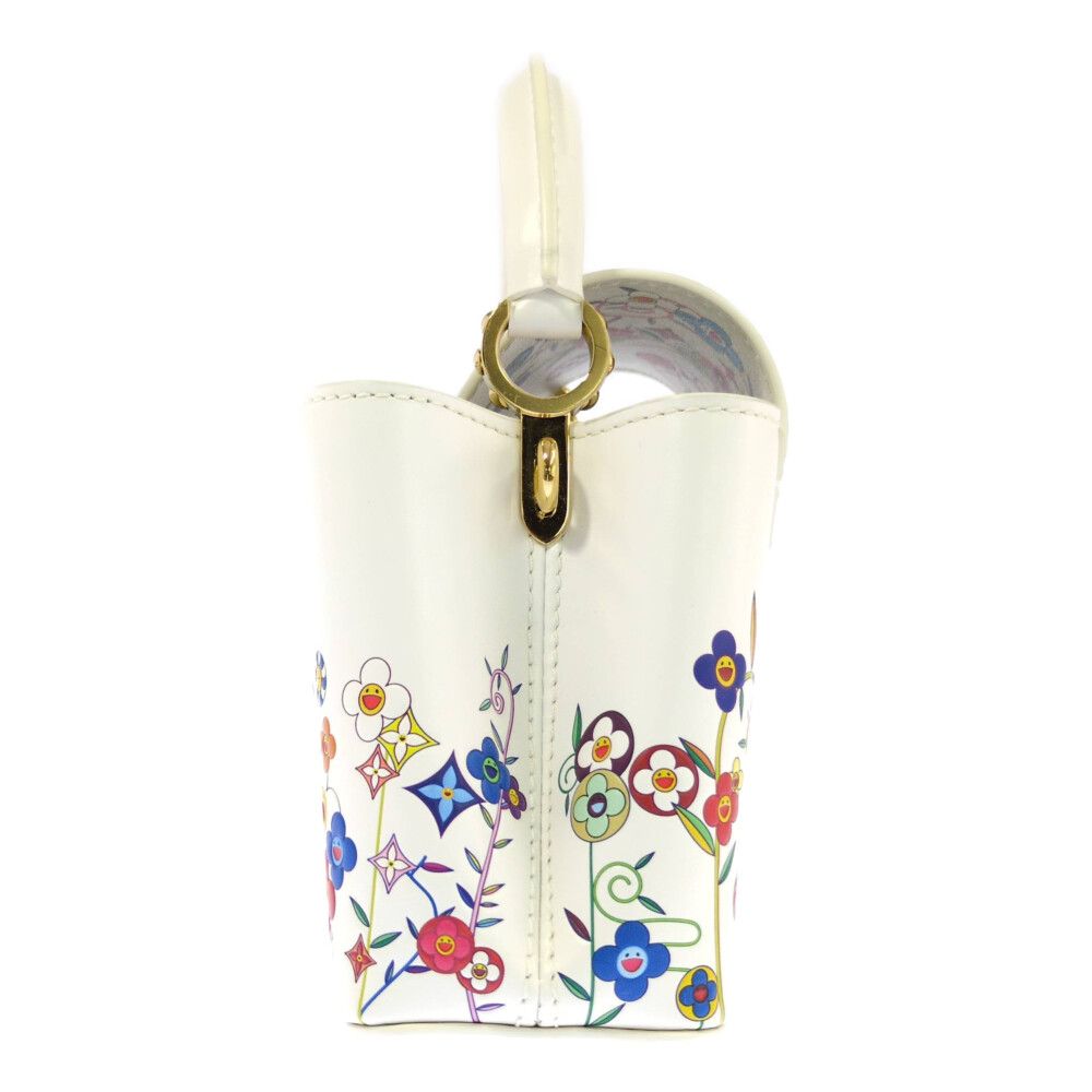 Louis Vuitton Takashi Murakami Capucines East West Mini Flower 2-Way Handbag — view 4