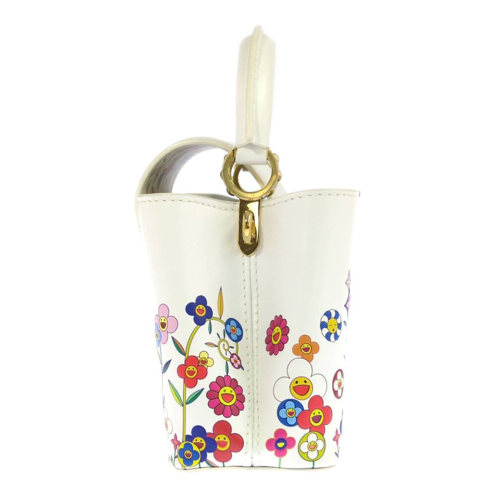 Louis Vuitton Takashi Murakami Capucines East West Mini Flower 2-Way Handbag — view 2